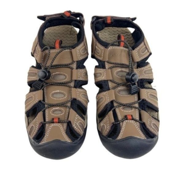 Eddie Bauer Leather Waterproof Tommy Sandals - Picture 2 of 8